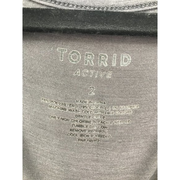 Torrid Dark Gray Long Sleeve Tee - Picture 4 of 6